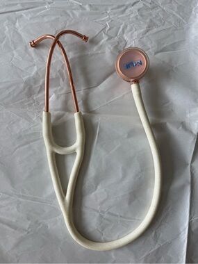 Rose Gold and Cream Professional Stethoscope